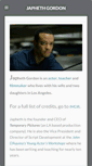 Mobile Screenshot of japhethgordon.com